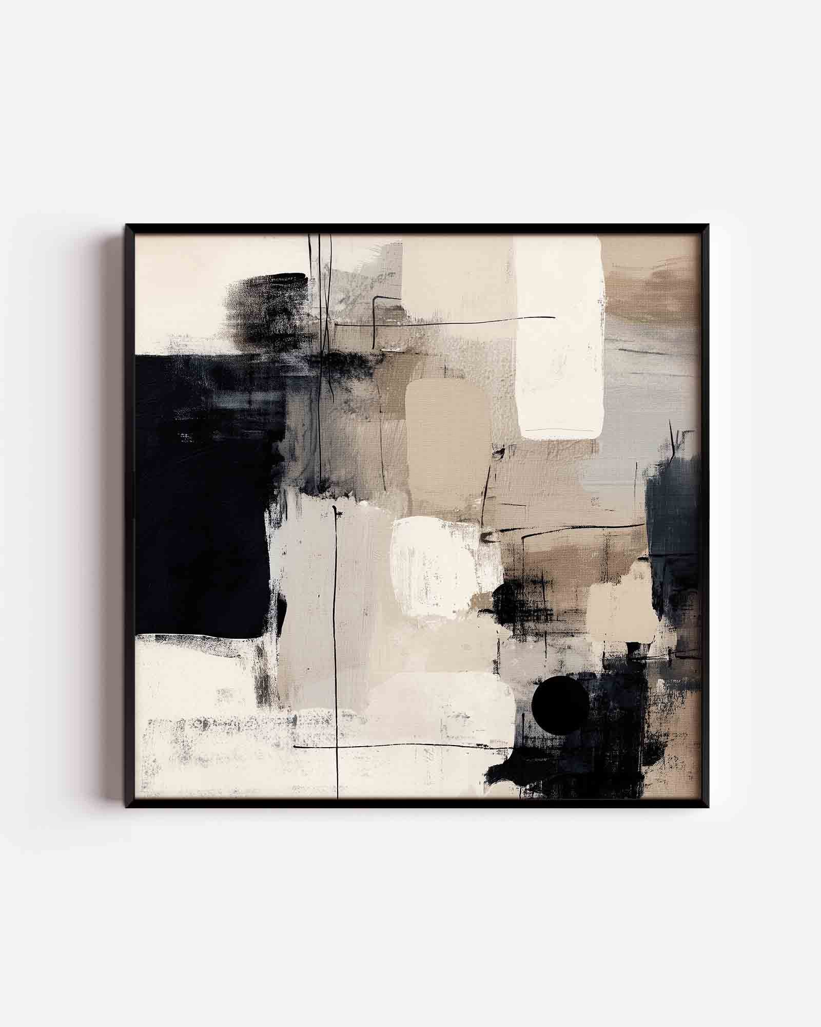 Abstracte vormen Poster