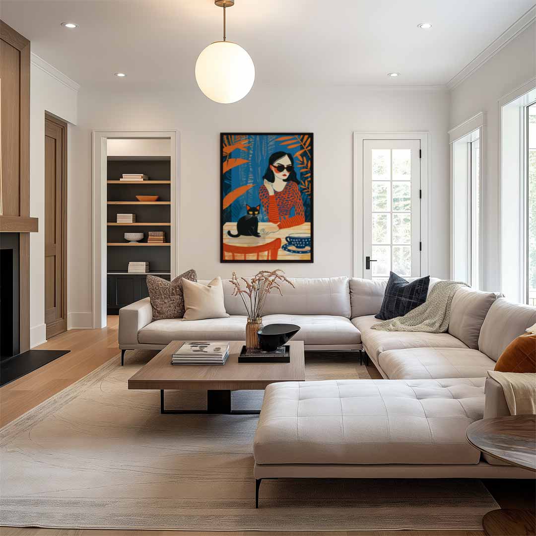 Zonnige Lentedag Kunstwerk-canvas-dibond-plexiglas-wanddecoratie-WallArtistic