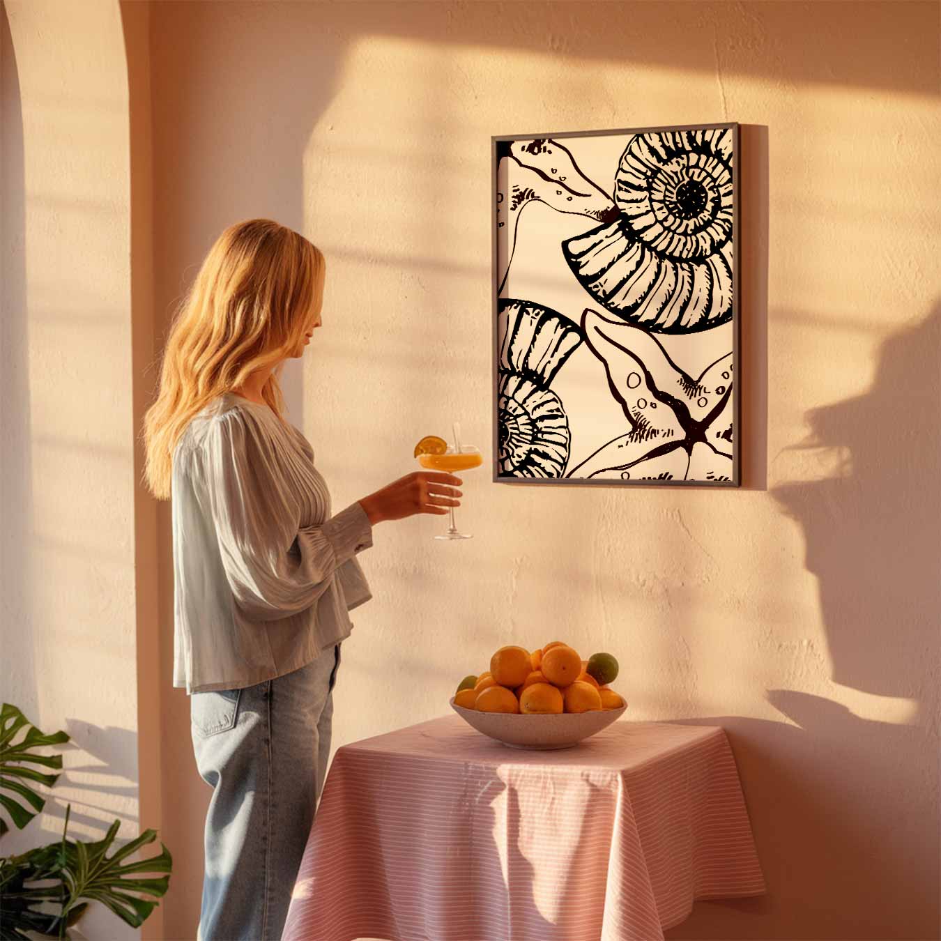 Zeedieren Illustratie Poster