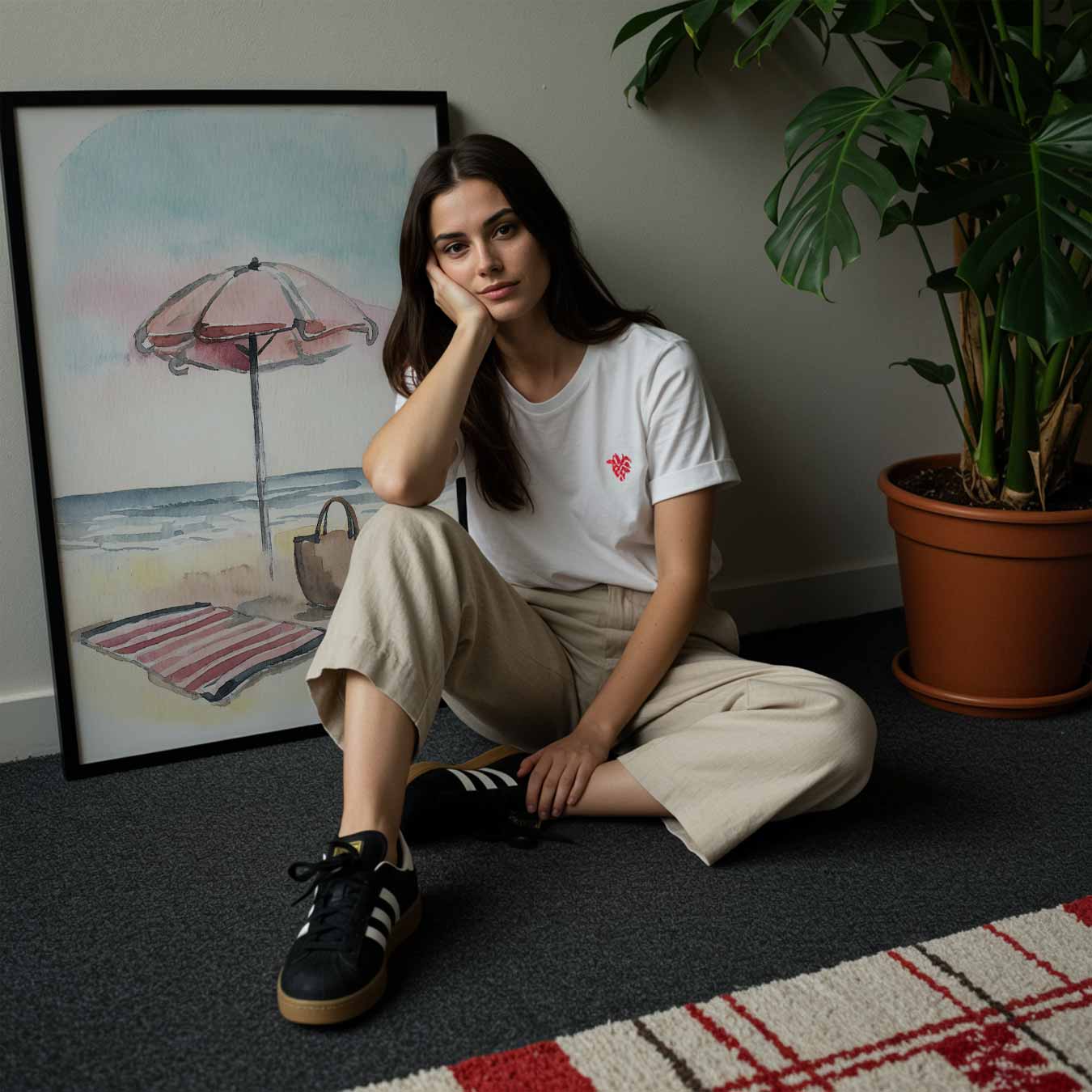 Zomerse Stranddag Posters Poster-WallArtistic