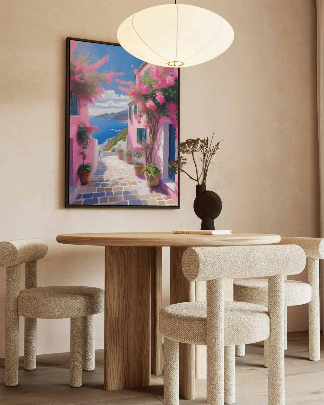 Mediterraans Paradijs Kunstwerk-canvas-dibond-plexiglas-wanddecoratie-WallArtistic