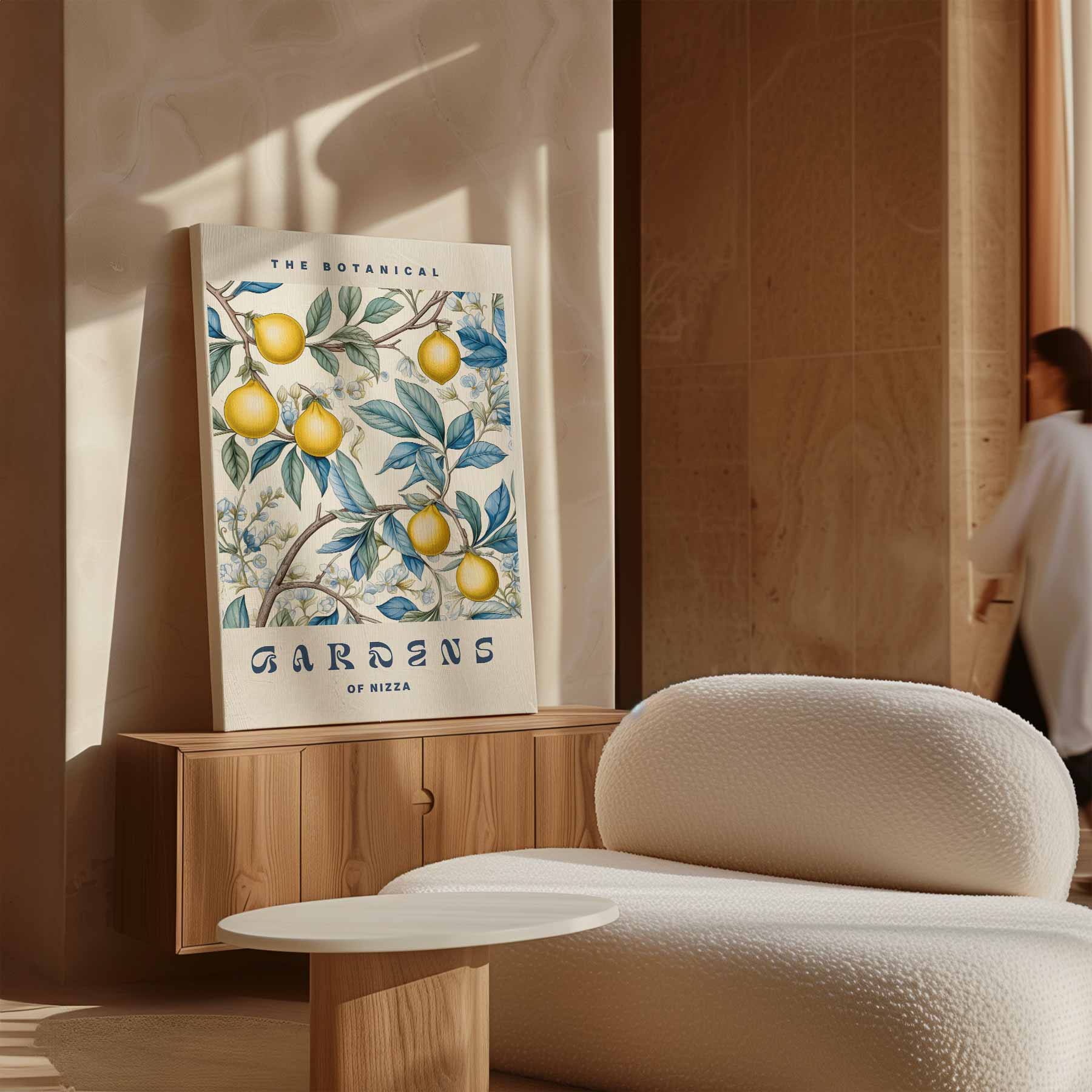 Botanische Tuin van Nizza Kunstwerk-canvas-dibond-plexiglas-wanddecoratie-WallArtistic