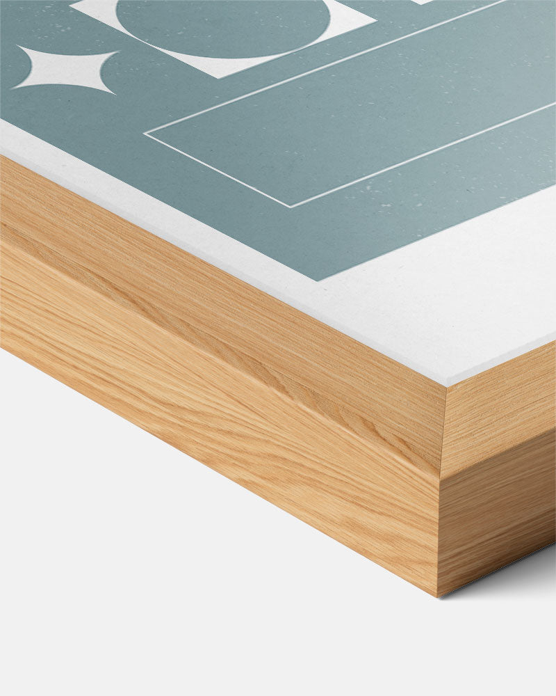 Abstracte Stervormen Wandposter-WallArtistic