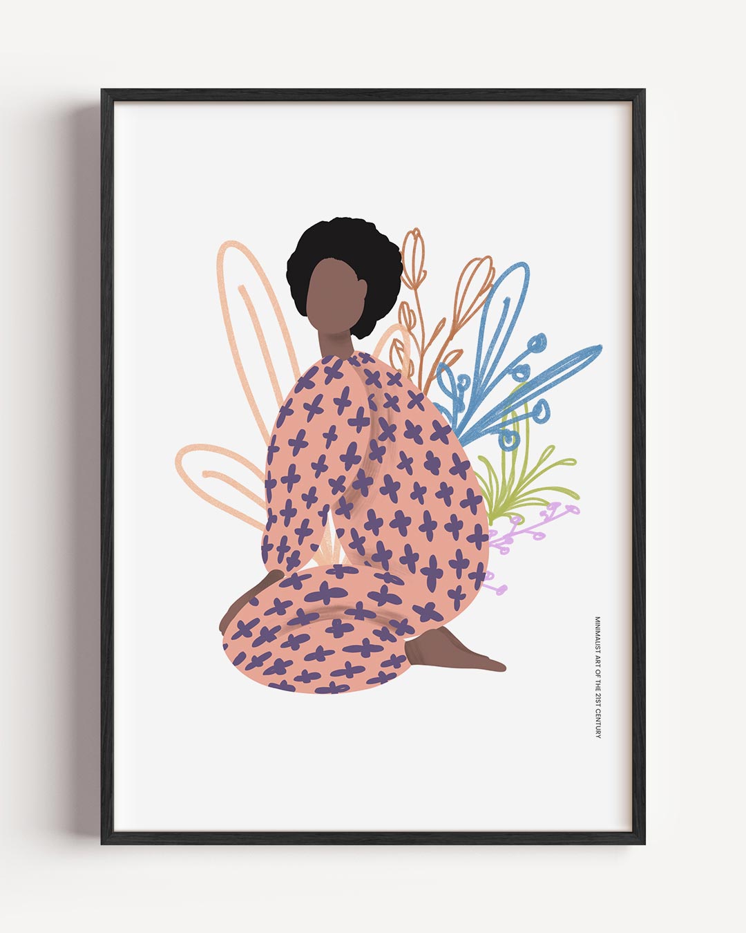 Moderne Vrouwelijke Kracht Poster-WallArtistic