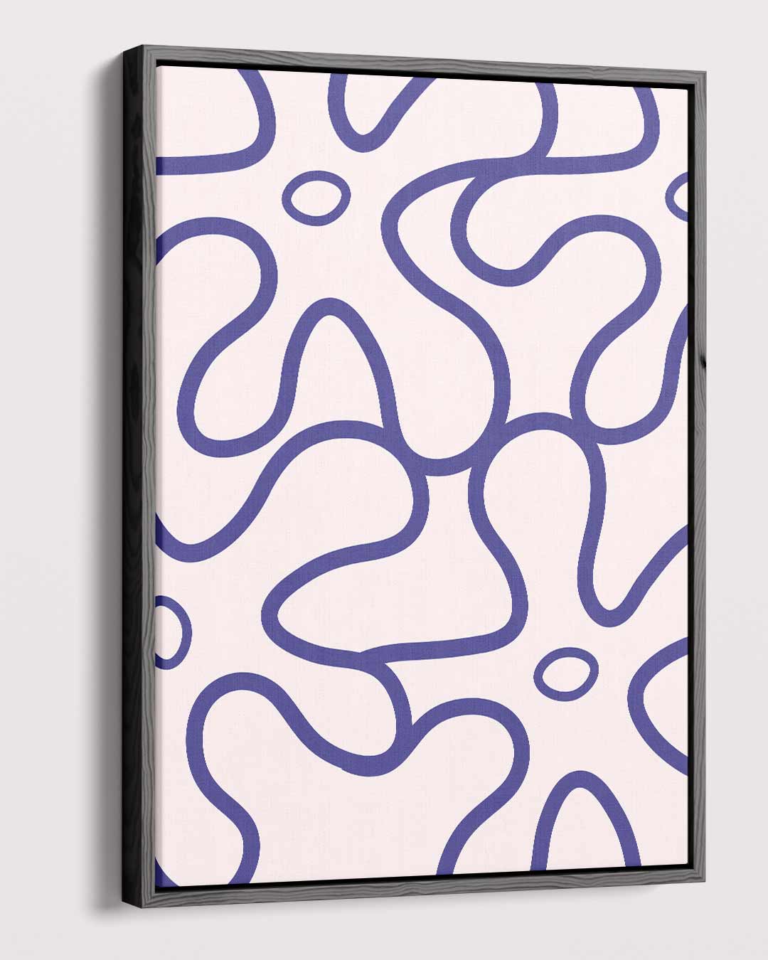 Bloemige Droom in Paars Kunstwerk-canvas-dibond-plexiglas-wanddecoratie-WallArtistic