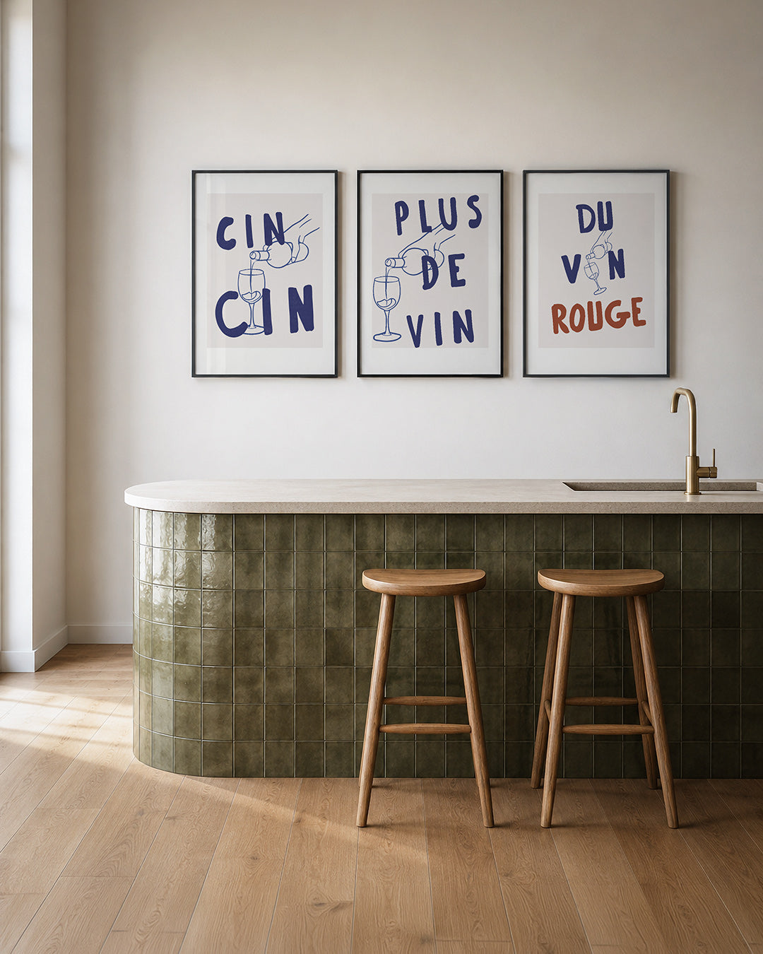 Lijnen en cheers Posterset