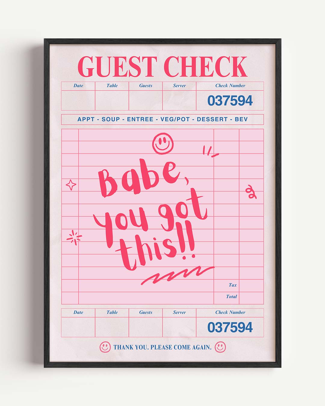 Babe You Got This Poster-WallArtistic