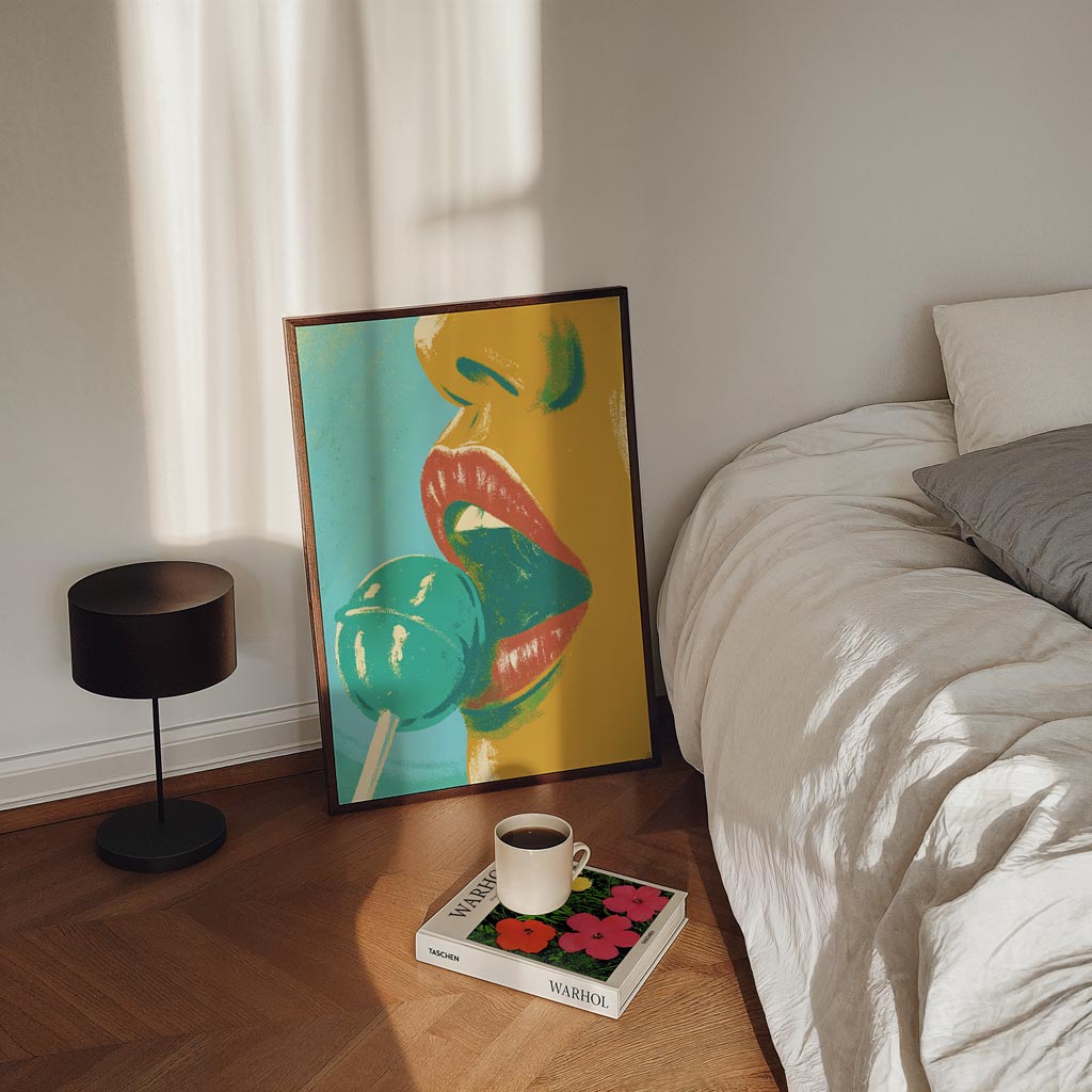 Sensuele Kunstposter met Lolly Poster