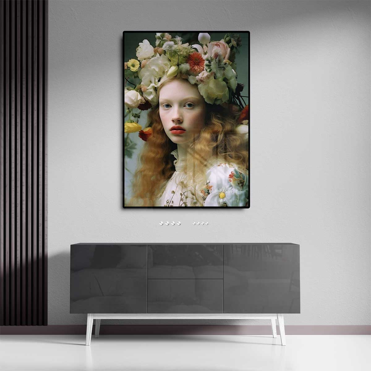 Bloemenpracht in Pasteltinten Kunstwerk-canvas-dibond-plexiglas-wanddecoratie-WallArtistic