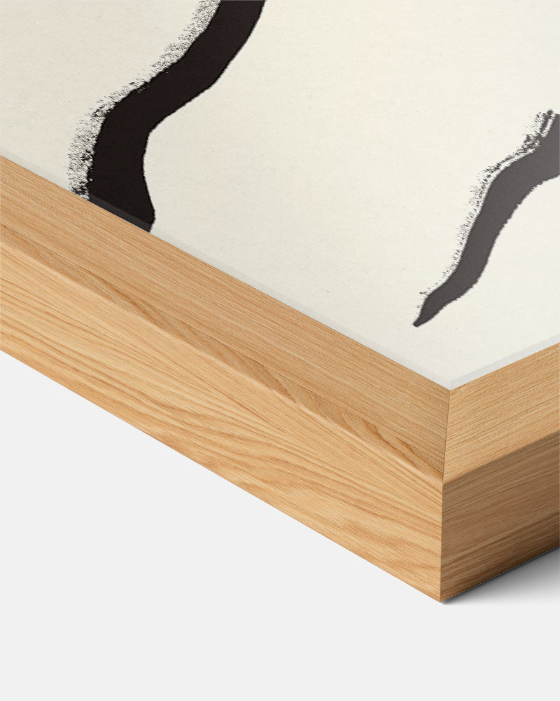 Minimalistische Abstracte Lijntekening Poster-WallArtistic