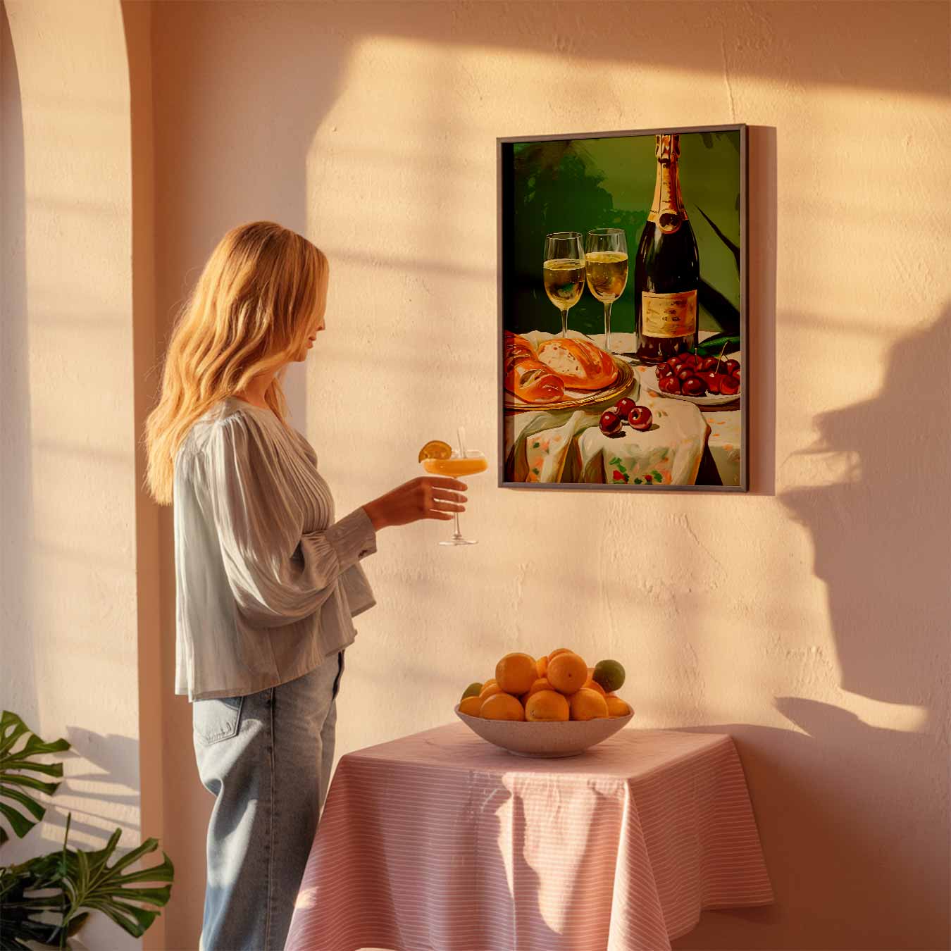 Feestelijke Tafelsfeer Poster-WallArtistic