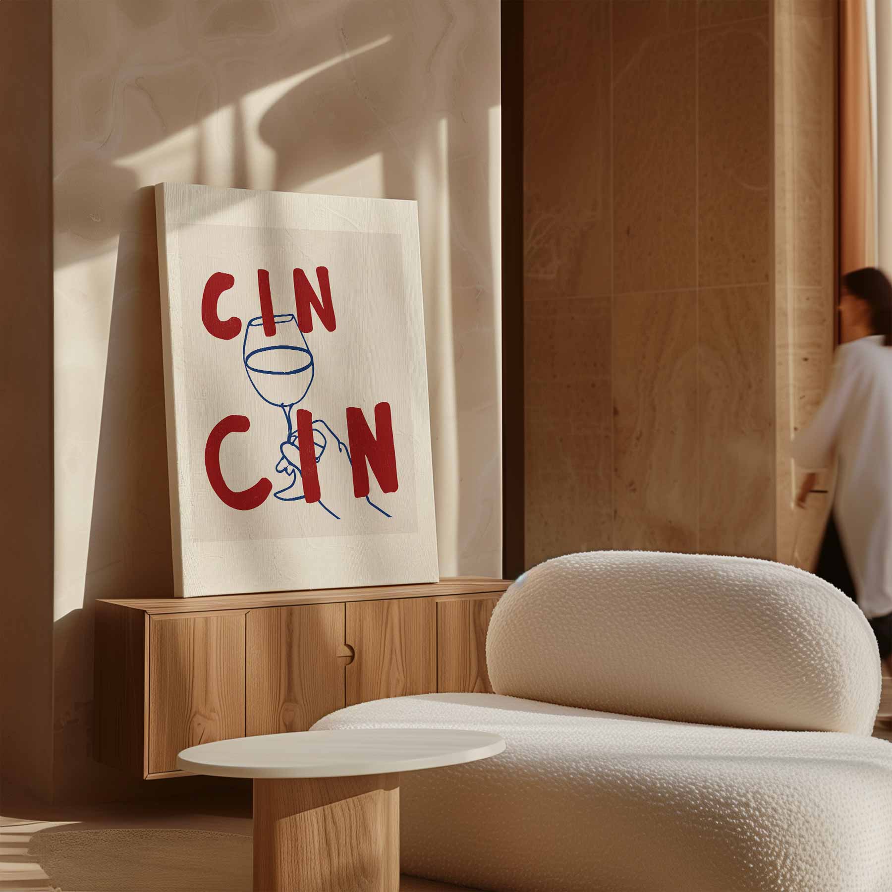 Cin Cin Cheers Art Print Kunstwerk-canvas-dibond-plexiglas-wanddecoratie-WallArtistic