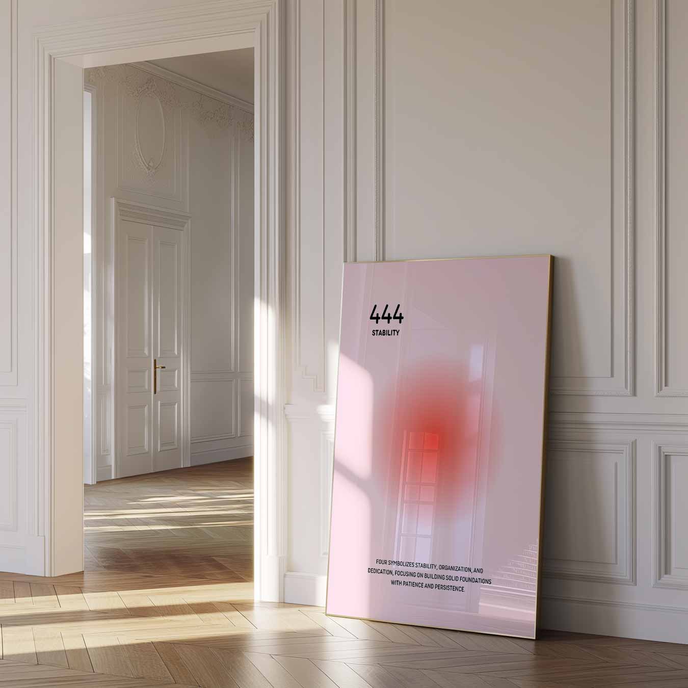 Inspirerende 444 Stabiliteit Poster