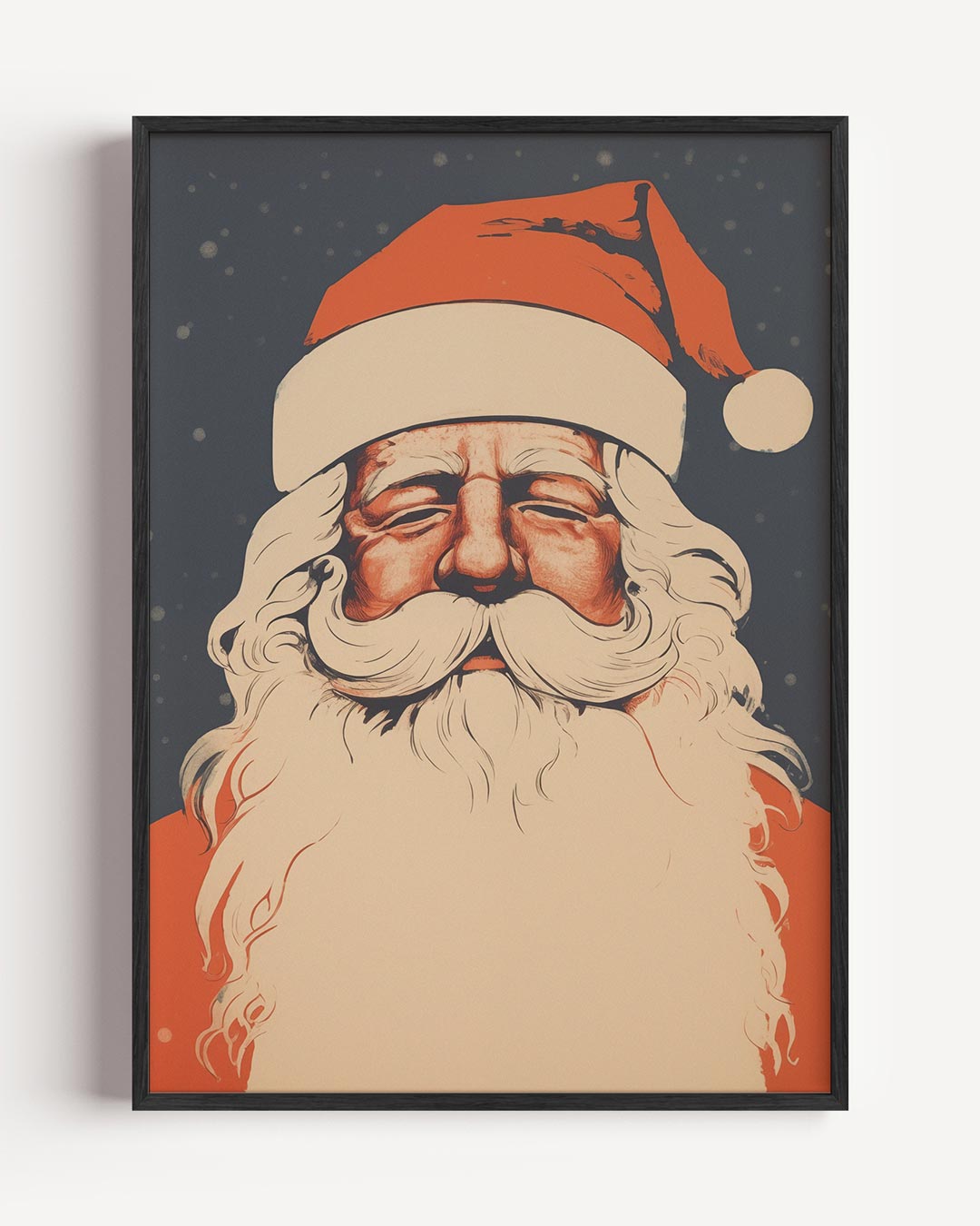 Vintage Kerstman Poster-WallArtistic