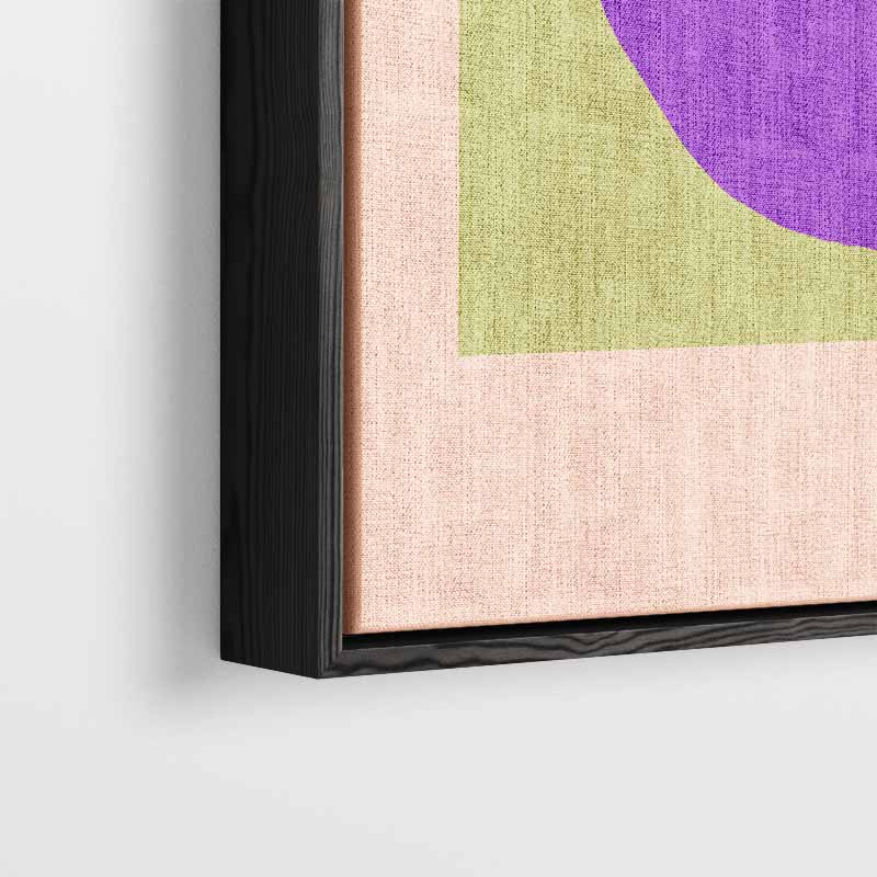 Paarse Abstracte Handafdruk Kunstwerk-canvas-dibond-plexiglas-wanddecoratie-WallArtistic