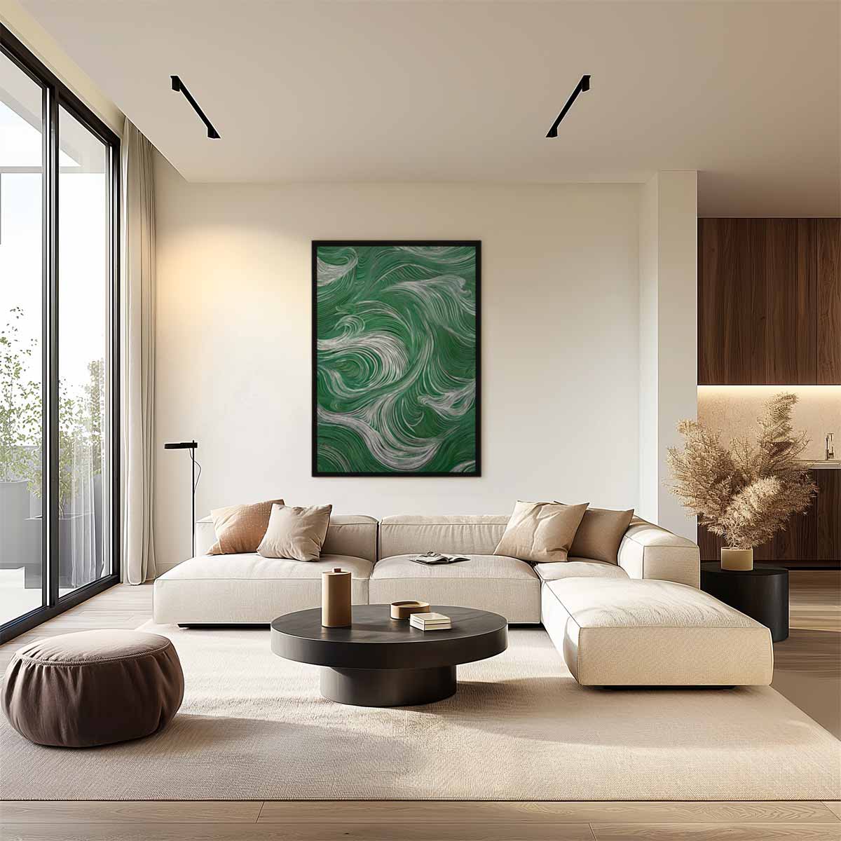 Golf van Emoties Kunstwerk-canvas-dibond-plexiglas-wanddecoratie-WallArtistic