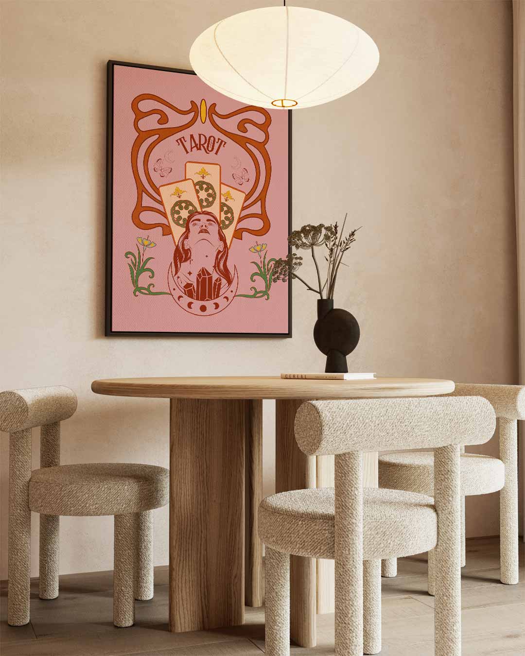 Mystiek Tarot Kunstwerk Kunstwerk-canvas-dibond-plexiglas-wanddecoratie-WallArtistic