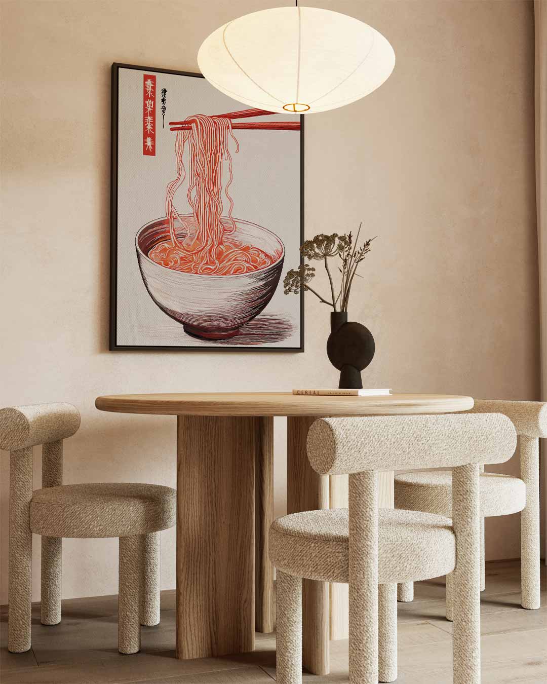 Noodles in Stijl Kunstwerk-canvas-dibond-plexiglas-wanddecoratie-WallArtistic