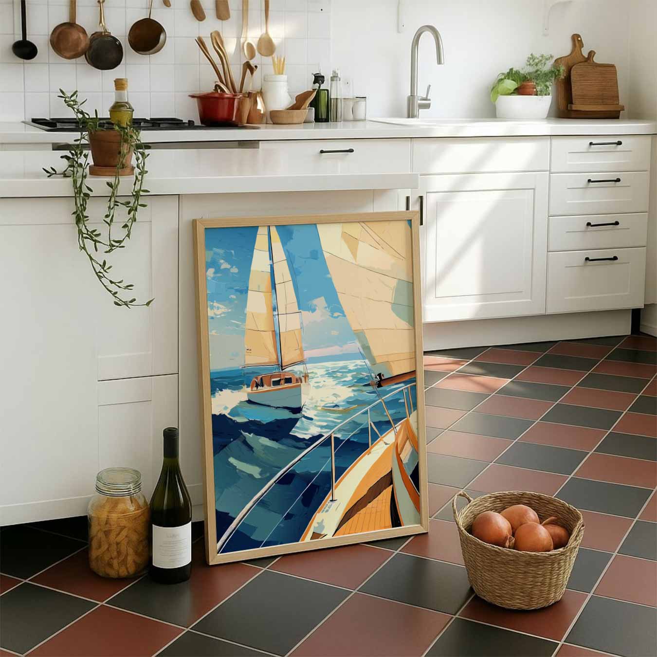 Zeilavontuur op Zee Poster