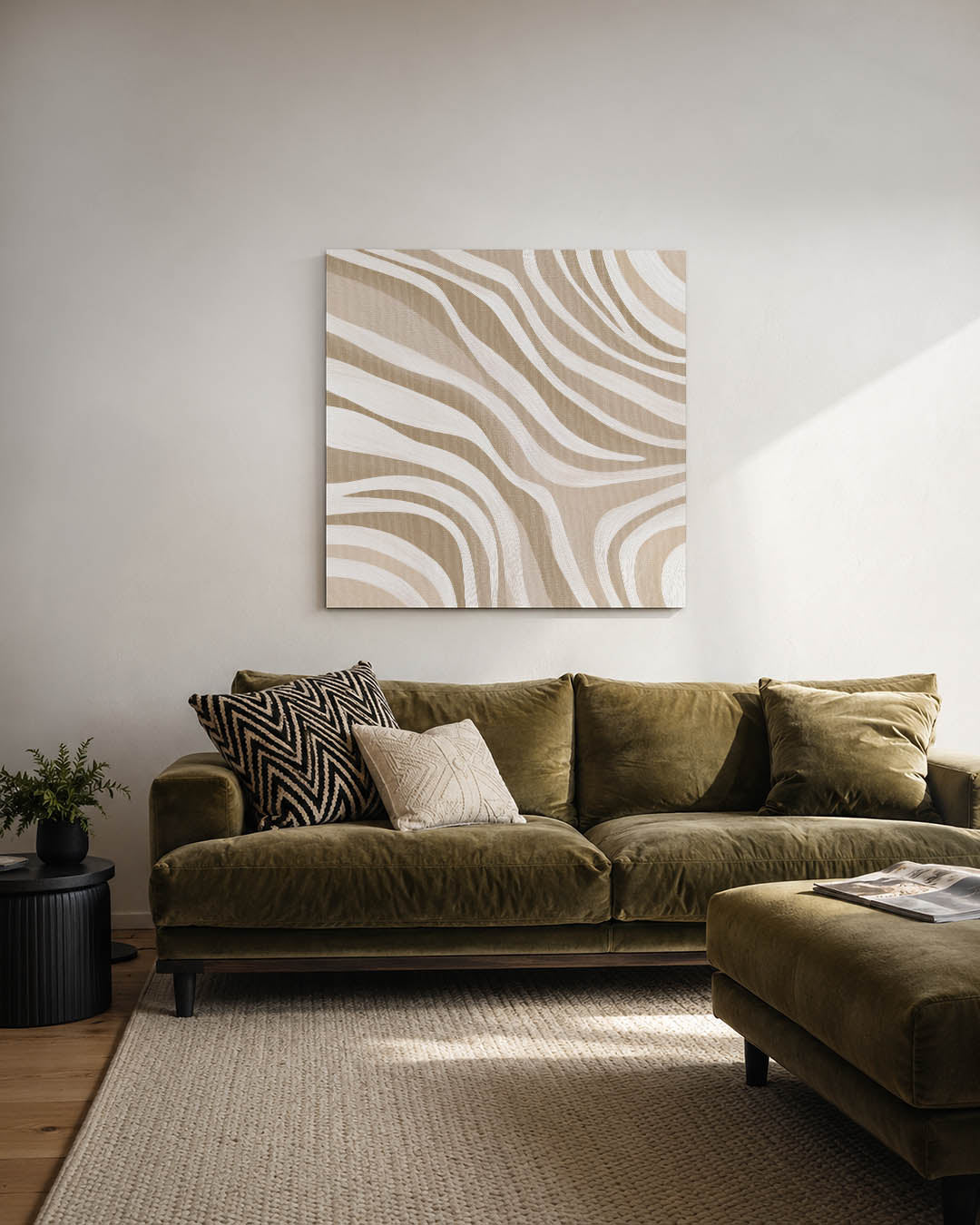Golvende lijnen Kunstwerk