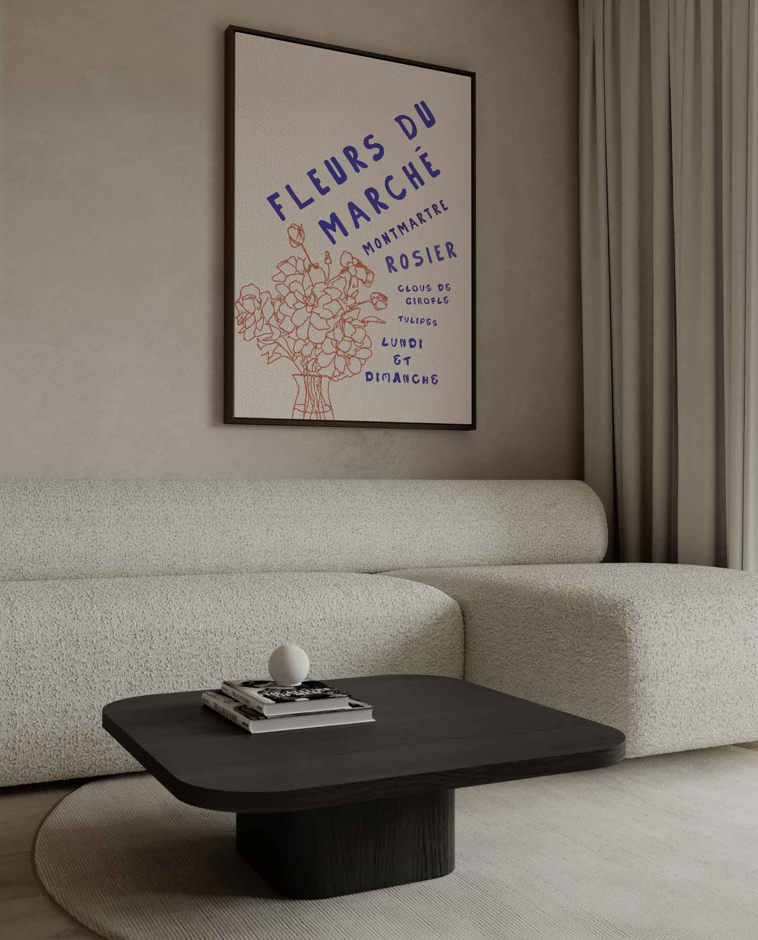 Fleurs du Marché Poster