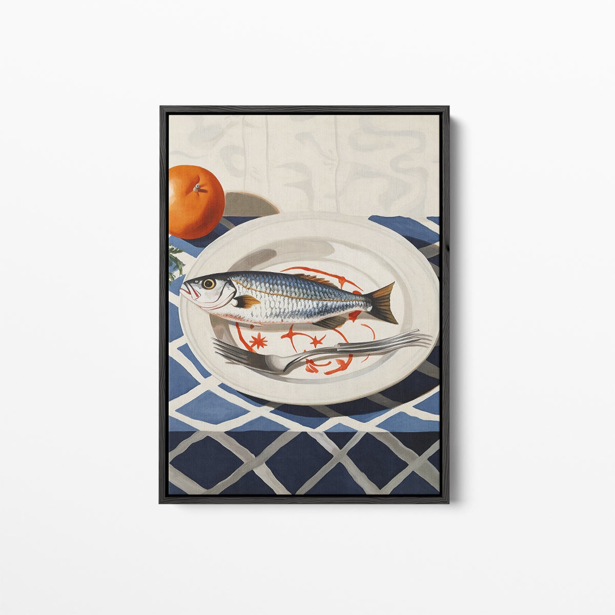 Zeevruchten Op Een Bord Kunstwerk-canvas-dibond-plexiglas-wanddecoratie-WallArtistic