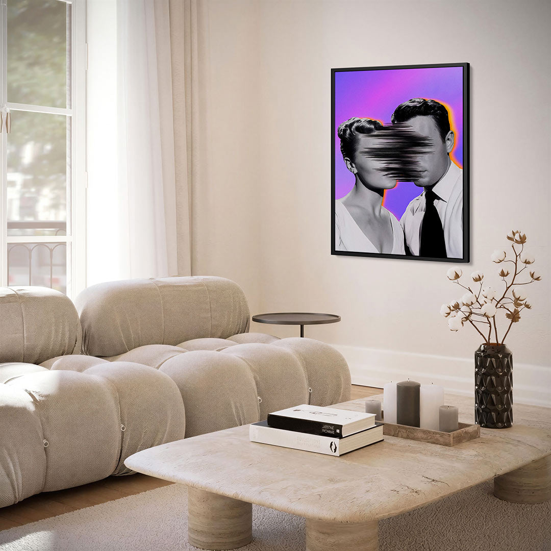 Vervormde portretten Kunstwerk