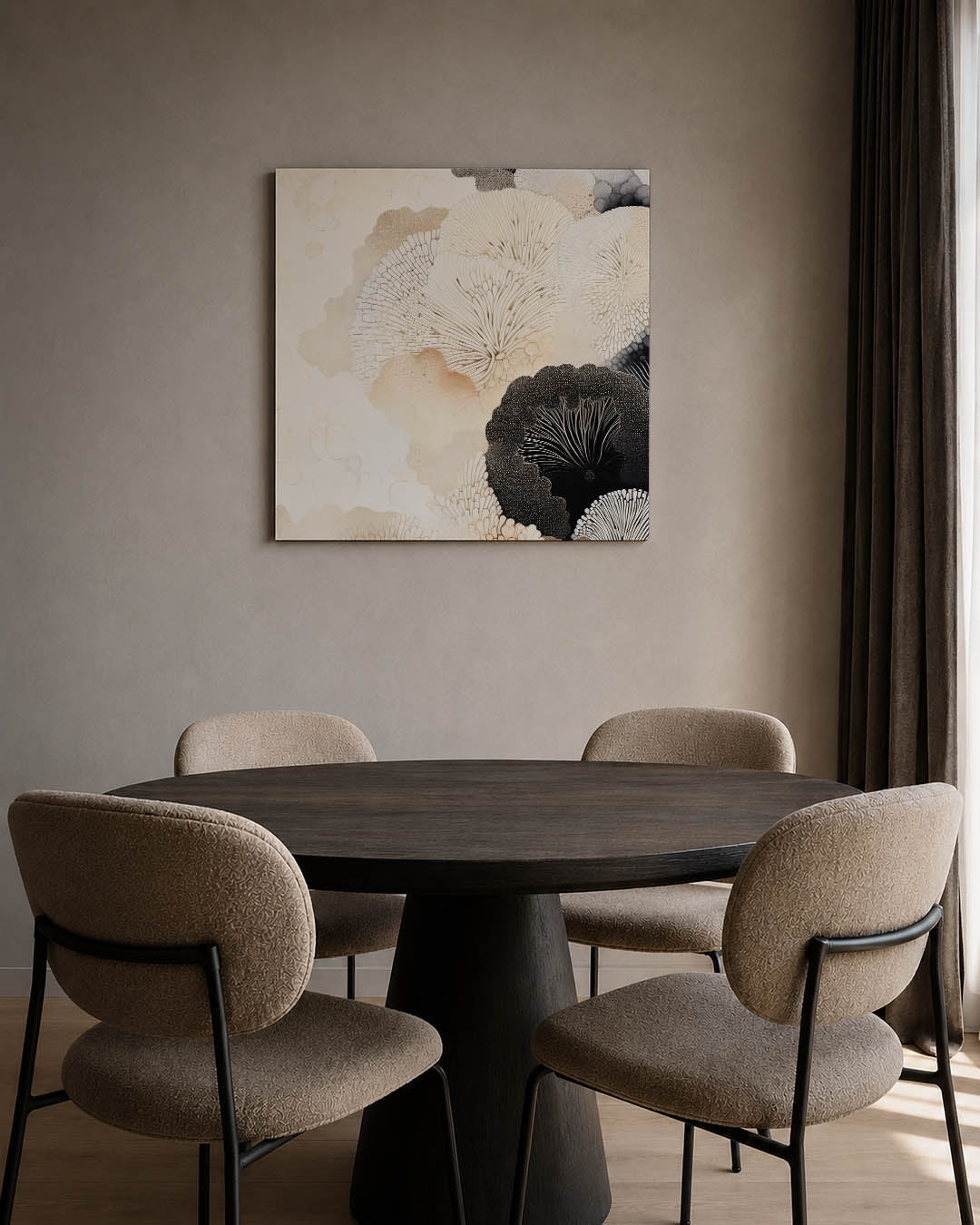 Organische patronen Kunstwerk
