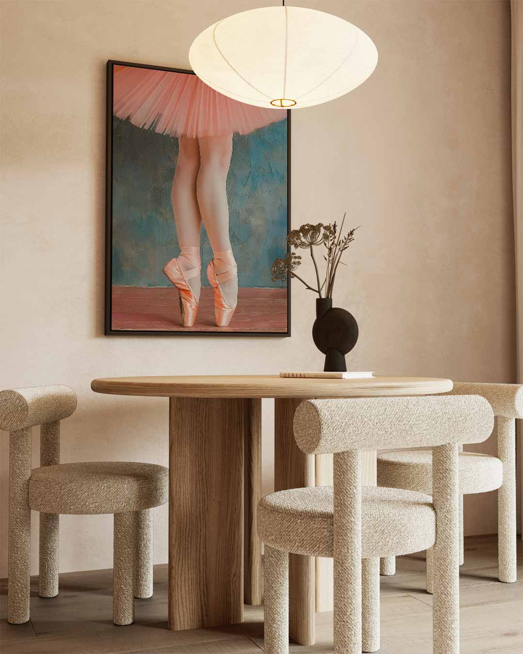 Elegante Balletdroom Kunstwerk-canvas-dibond-plexiglas-wanddecoratie-WallArtistic