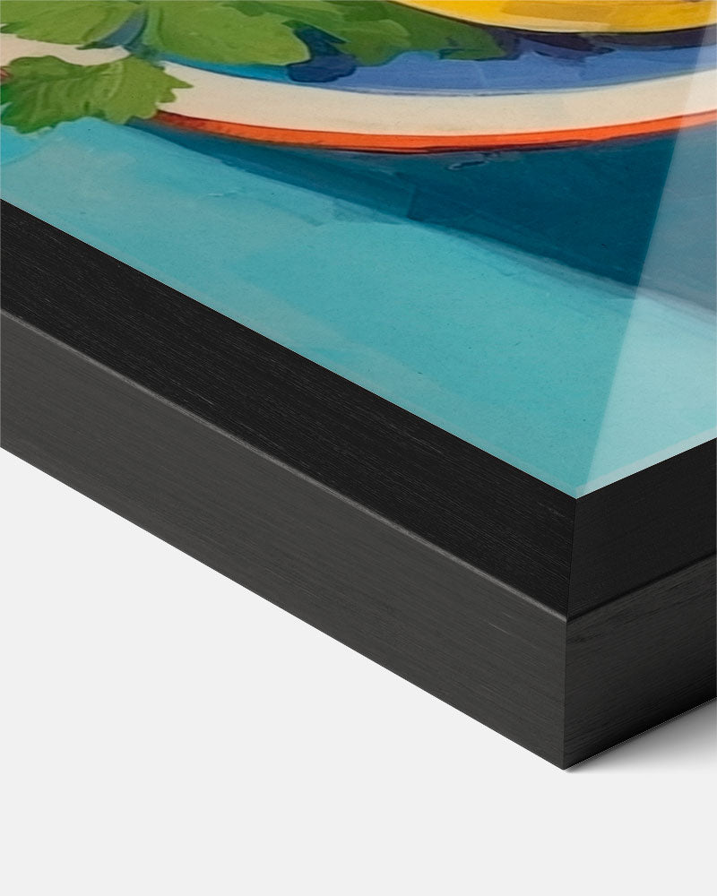 Mediterraanse Vis en Citroen Poster-WallArtistic