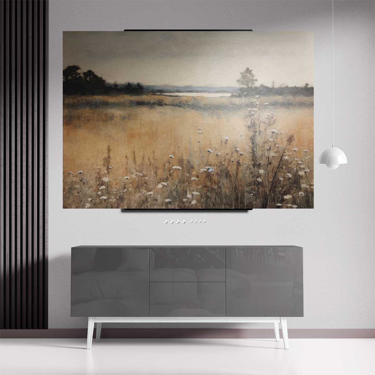 Rustieke Veldbloemen in de Herfst Kunstwerk-canvas-dibond-plexiglas-wanddecoratie-WallArtistic
