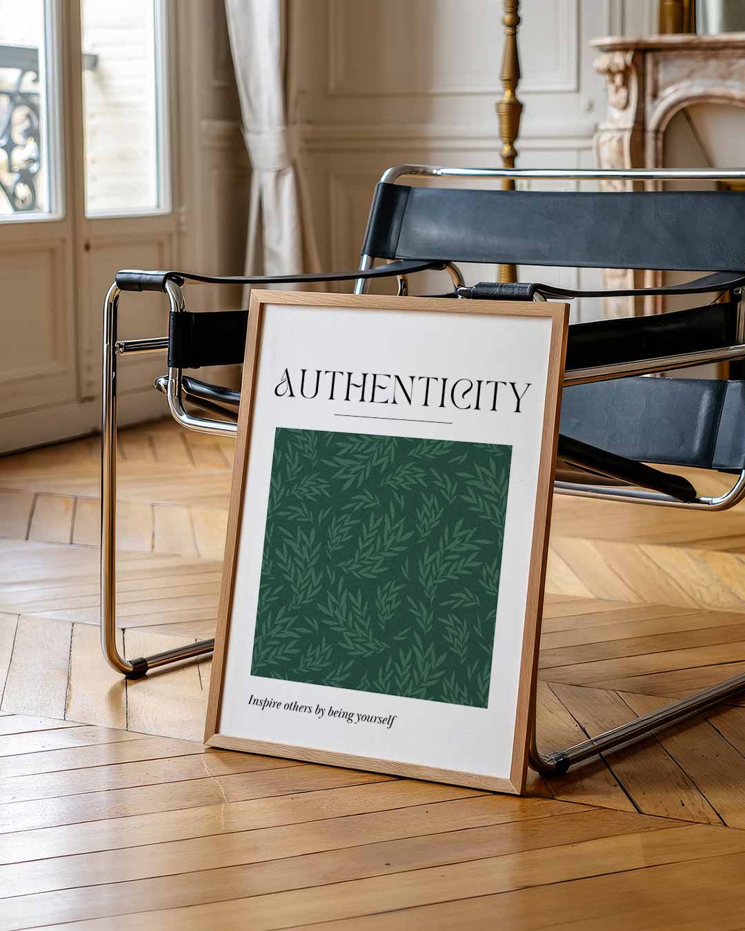 Authentiek Groene Bladeren Poster-WallArtistic