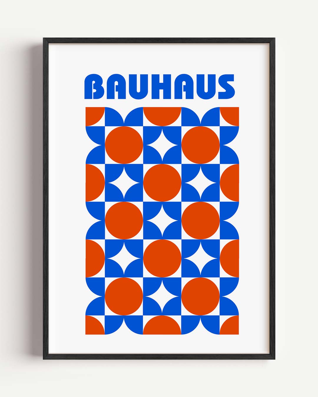 Stijlvolle Bauhaus Geometrische Poster-WallArtistic