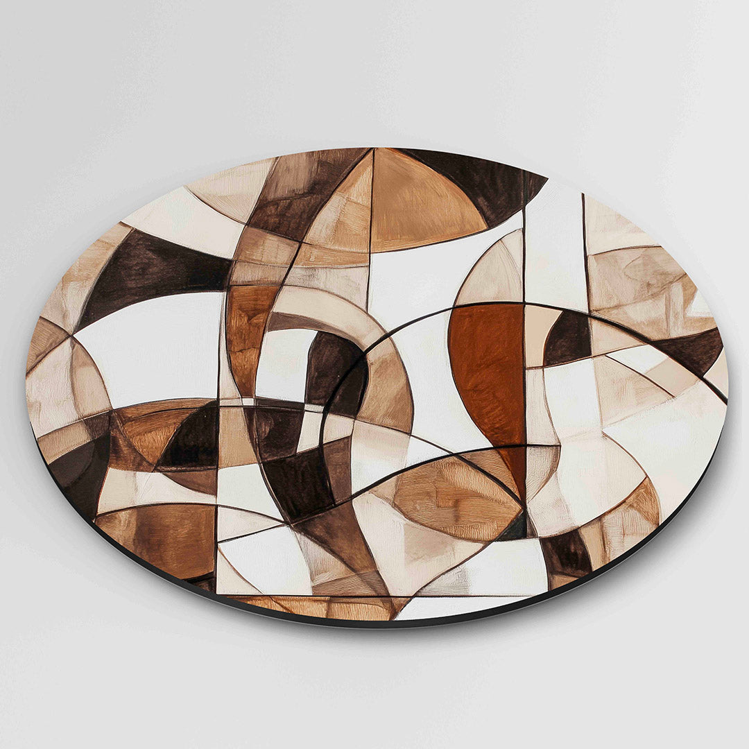 Abstracte vormen Muurcirkel
