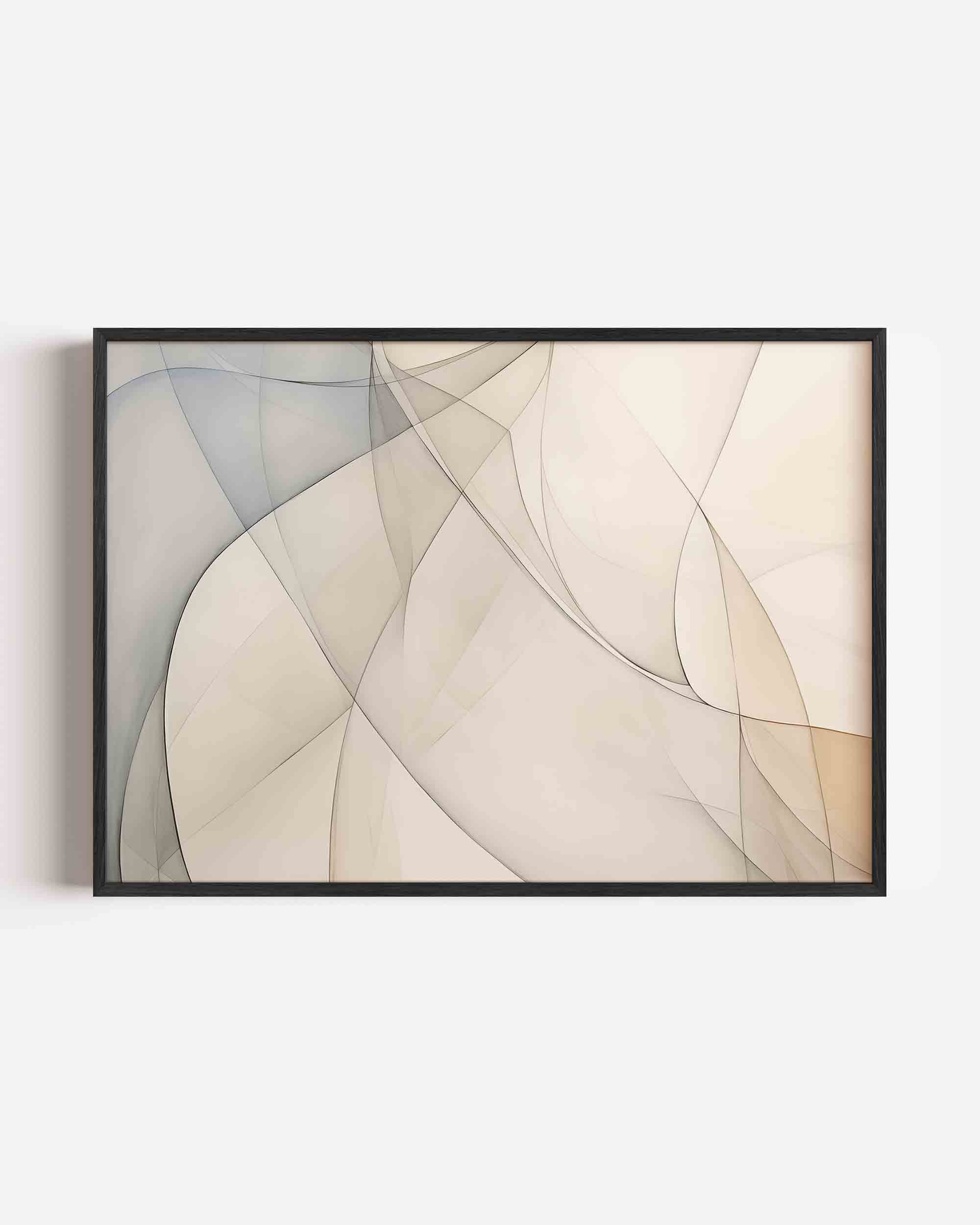 Abstracte lijnen Poster