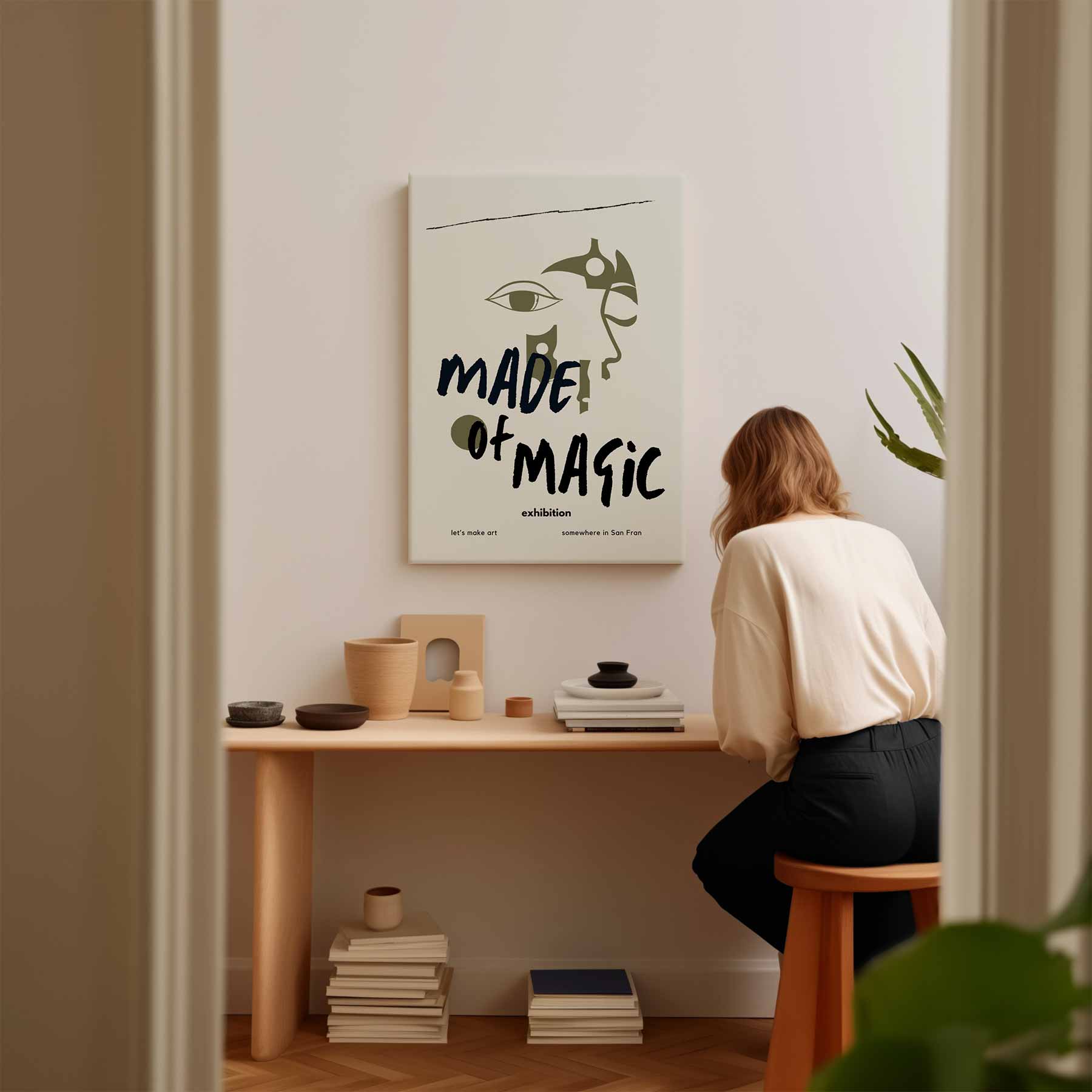 Made of Magic kunsttentoonstelling poster