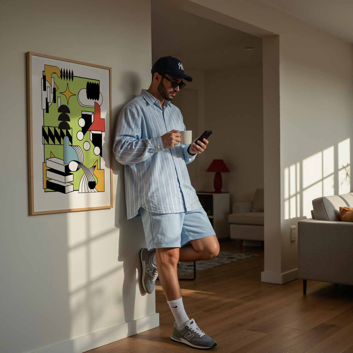 Abstracte Vormen Poster-WallArtistic