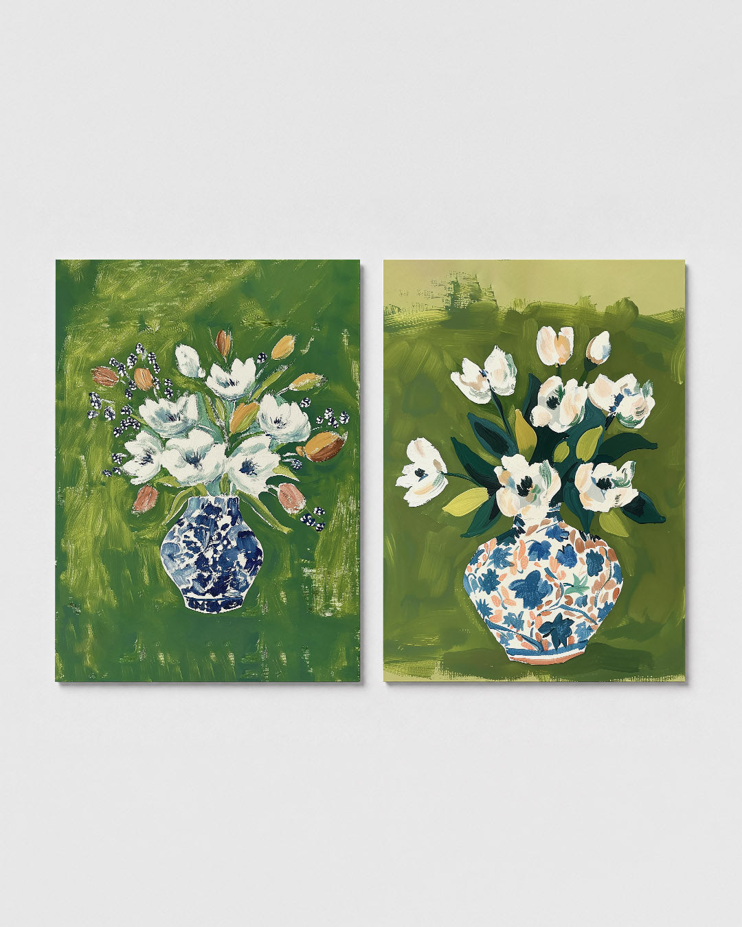 Bloemrijke vaas Posterset