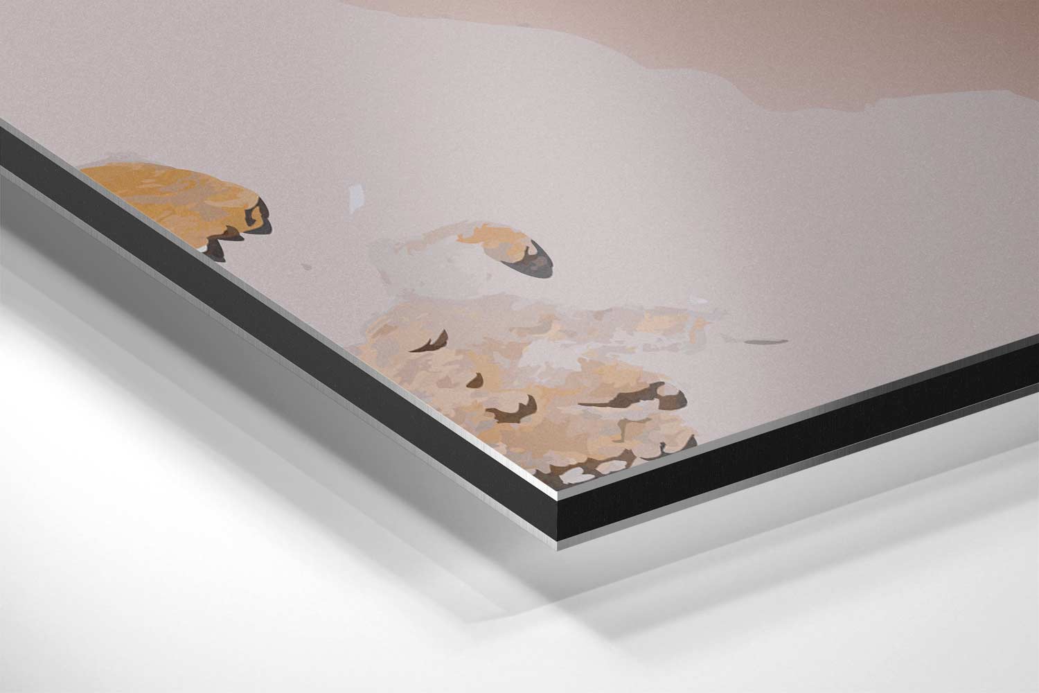 Dromerige Zeegezichten Kunstwerk-canvas-dibond-plexiglas-wanddecoratie-WallArtistic