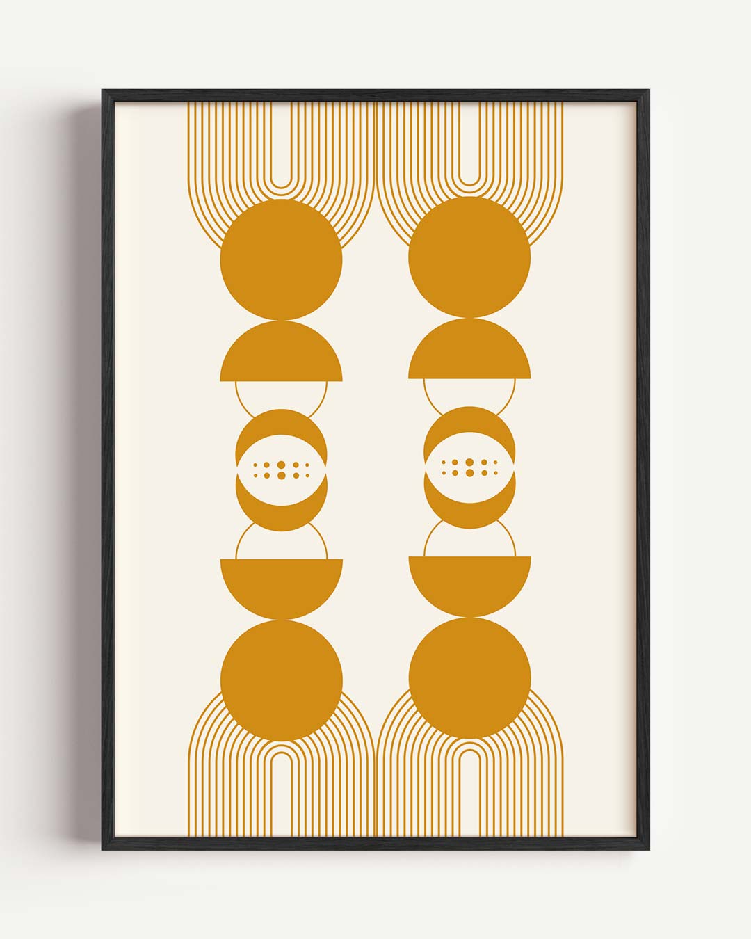 Retro Chic Geometrische Poster-WallArtistic