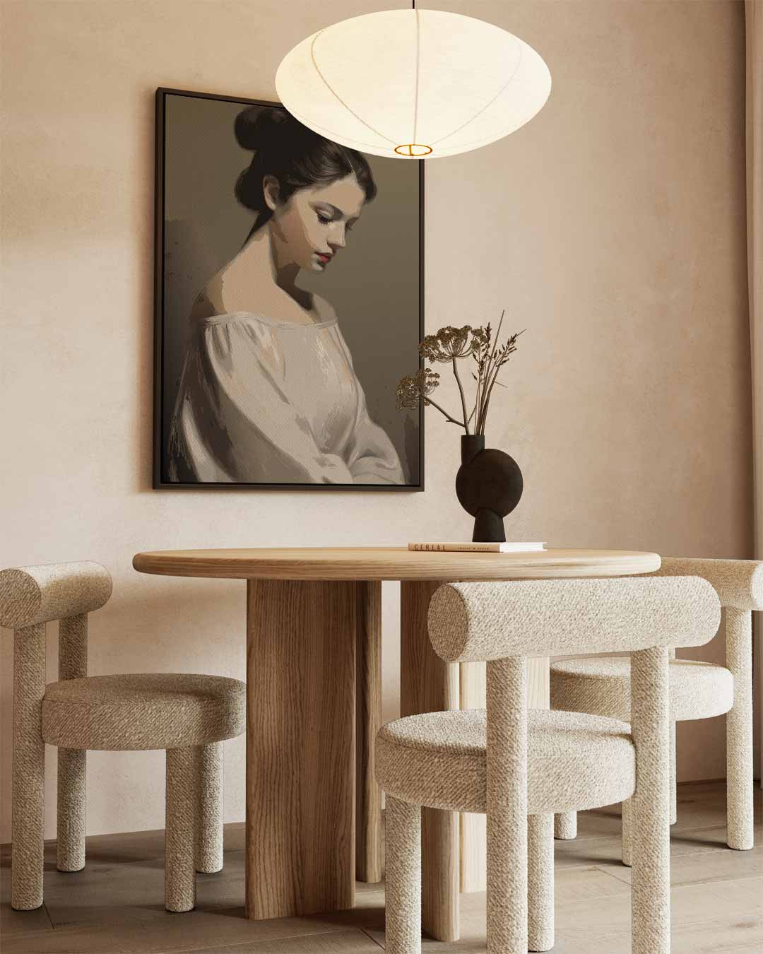 Elegante Dromerigheid Kunstwerk-canvas-dibond-plexiglas-wanddecoratie-WallArtistic