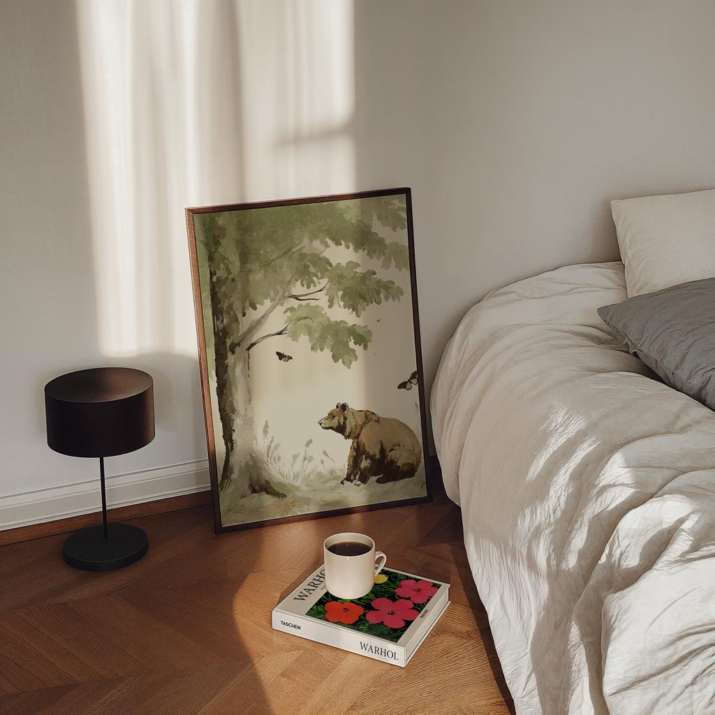 Rustieke Berennatuur Poster-WallArtistic