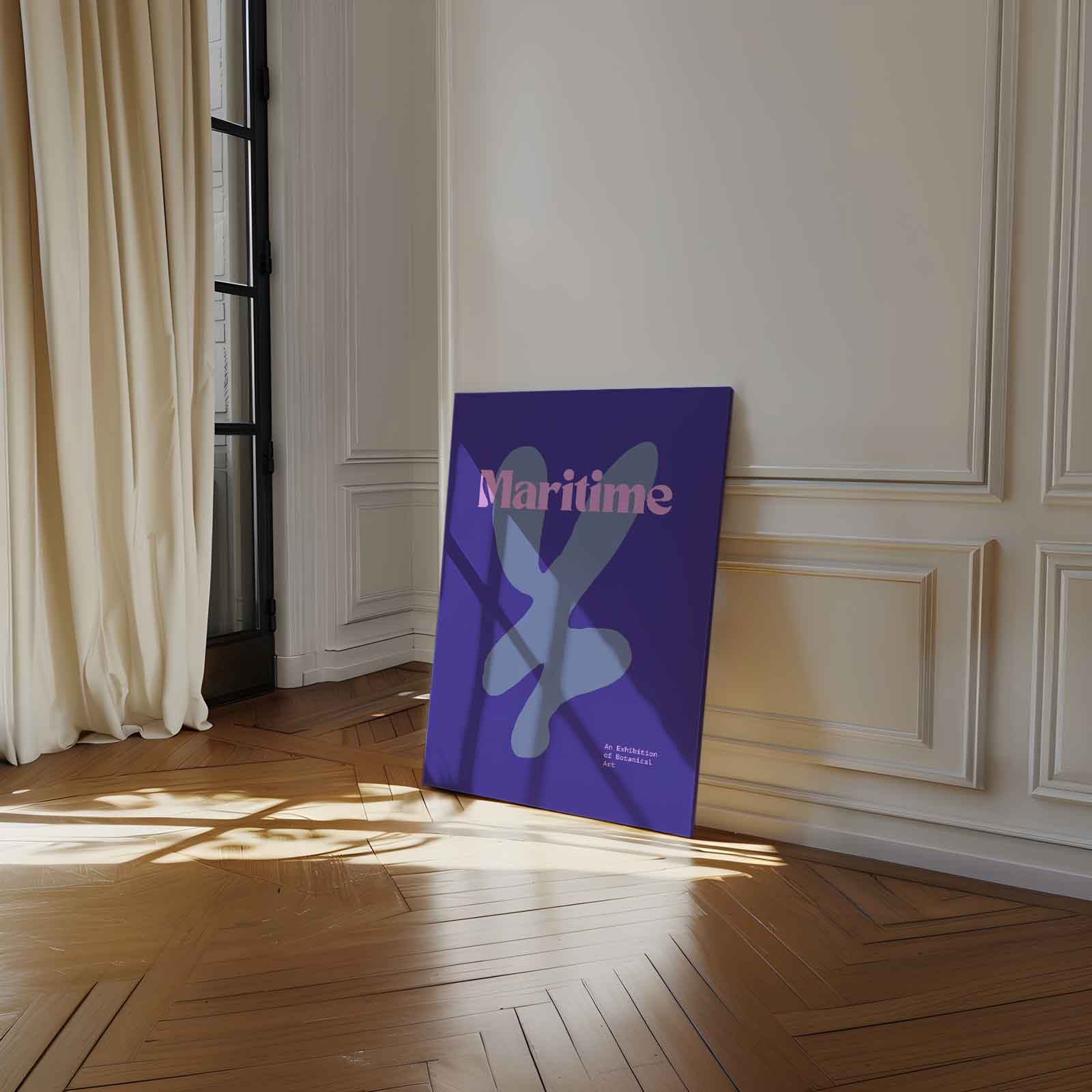 Maritime Botanische Kunst Kunstwerk-canvas-dibond-plexiglas-wanddecoratie-WallArtistic