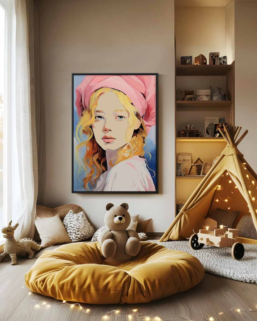 Dromerige Blik Kunstwerk-canvas-dibond-plexiglas-wanddecoratie-WallArtistic