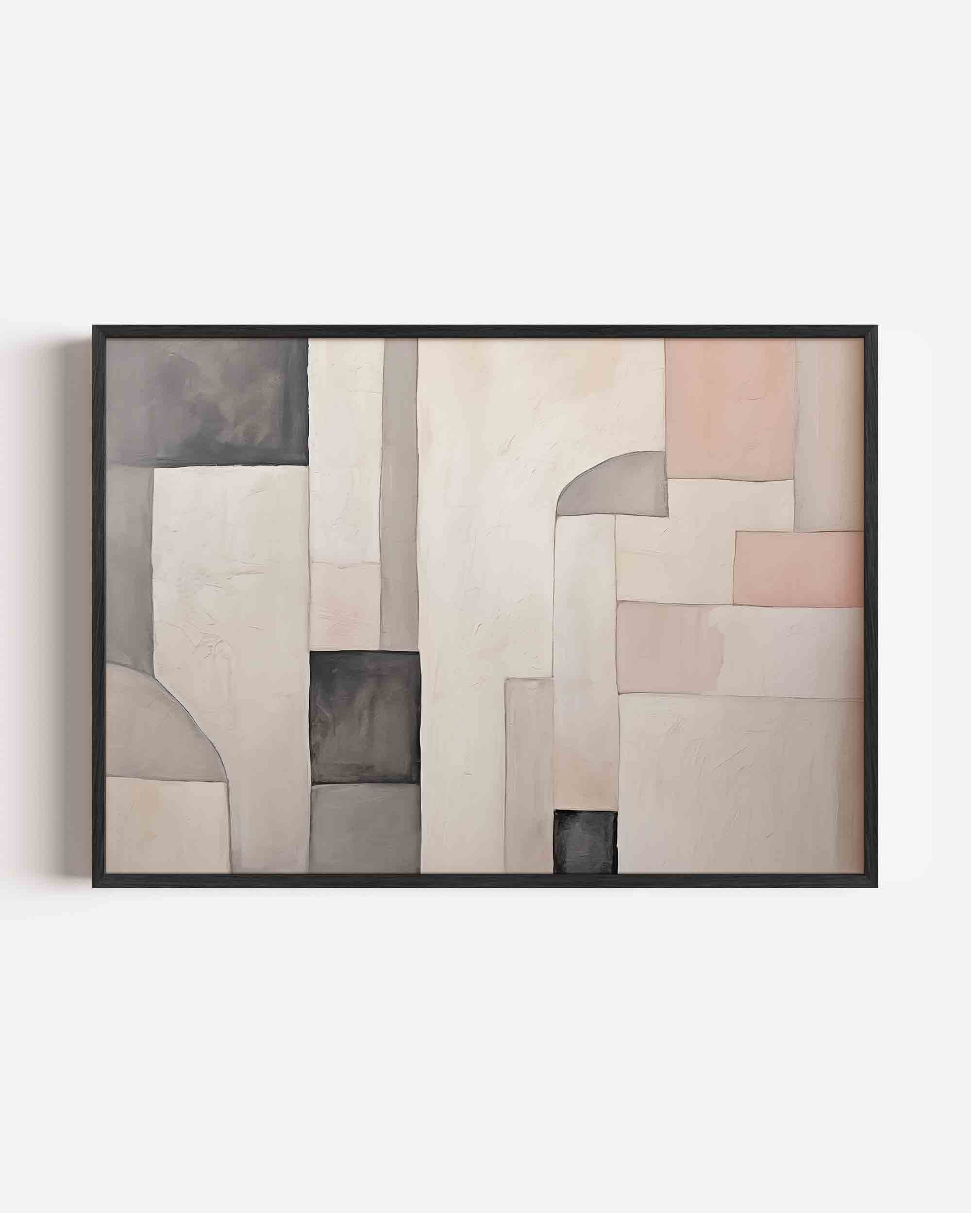 Abstracte vormen Poster