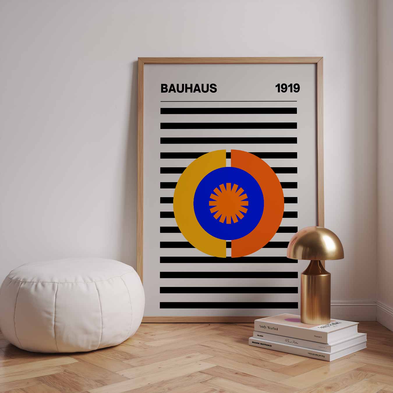 Bauhaus Geometrische Kunstposter-WallArtistic