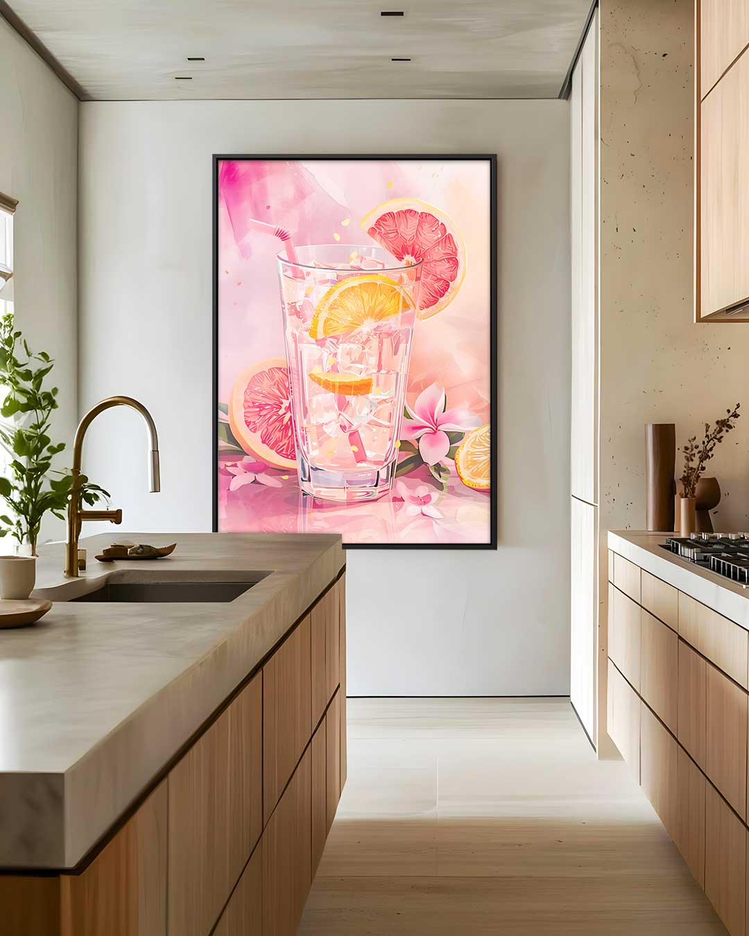 Verfrissende Citrusglans Kunstwerk-canvas-dibond-plexiglas-wanddecoratie-WallArtistic