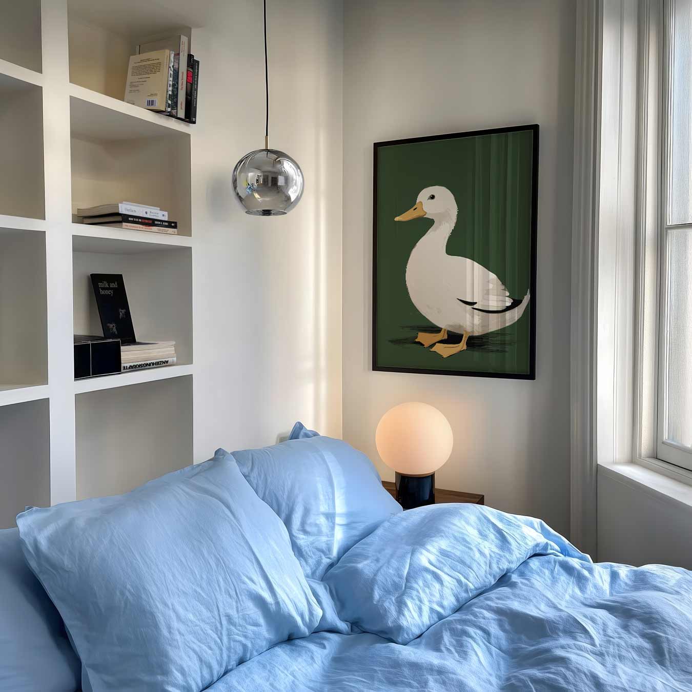 Schattige Eenden Illustratie Poster