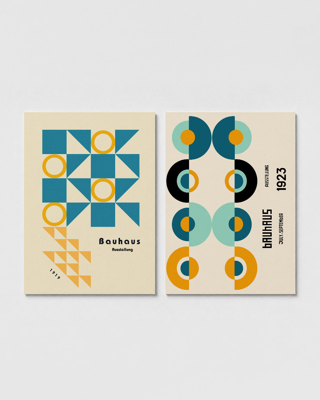 Vormen en vlakken Posterset