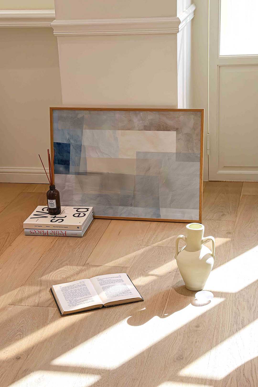 Abstracte lagen Poster